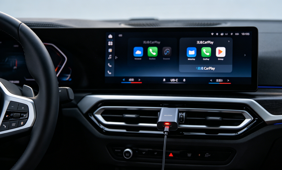 How do I update the firmware of my Wireless CarPlay adapter?