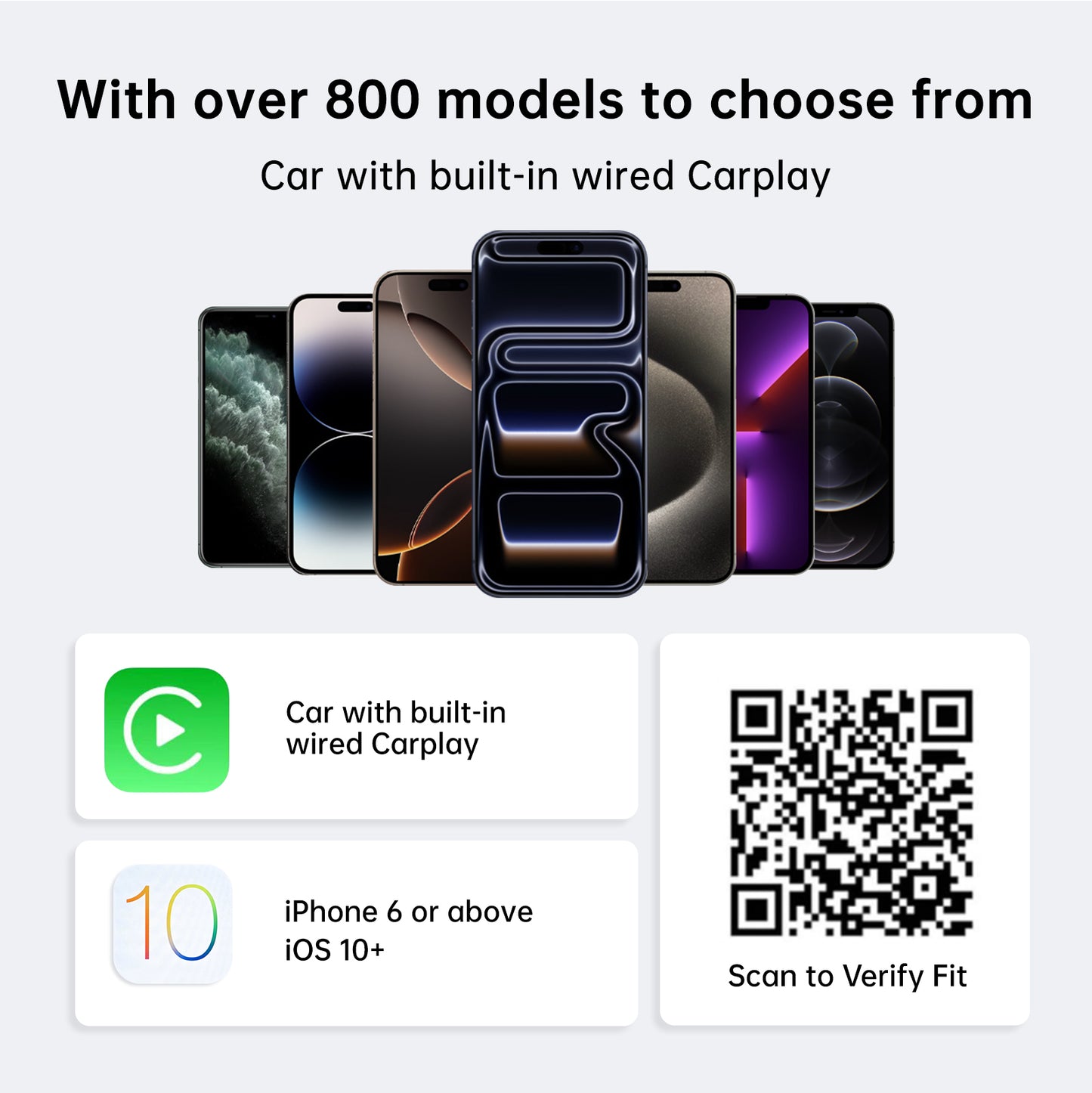 Wireless CarPlay Adapter for iPhone USB A (GC2)
